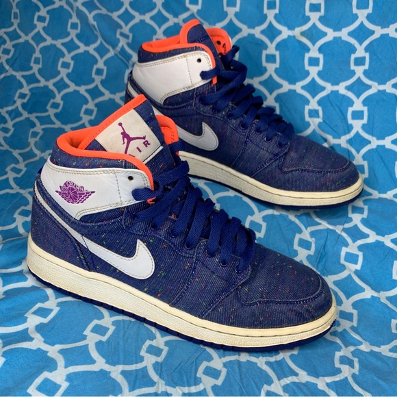 Nike Youth size 6y Air Jordan retro high GS deep royal Kids